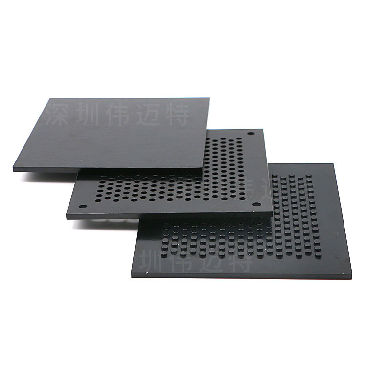 光电通讯黑色盒体cnc加工