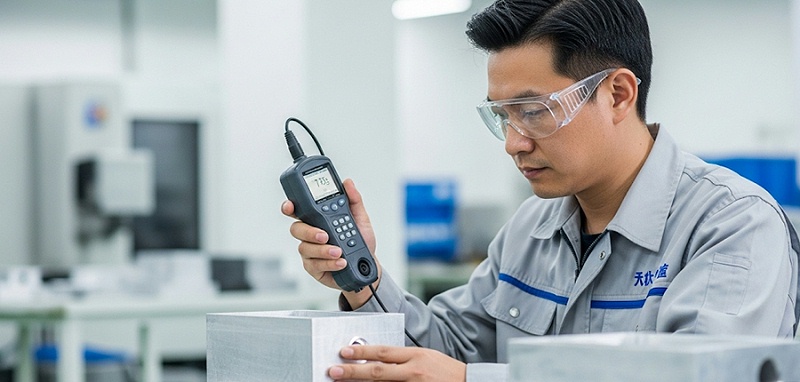 cnc加工零件光谱仪测试