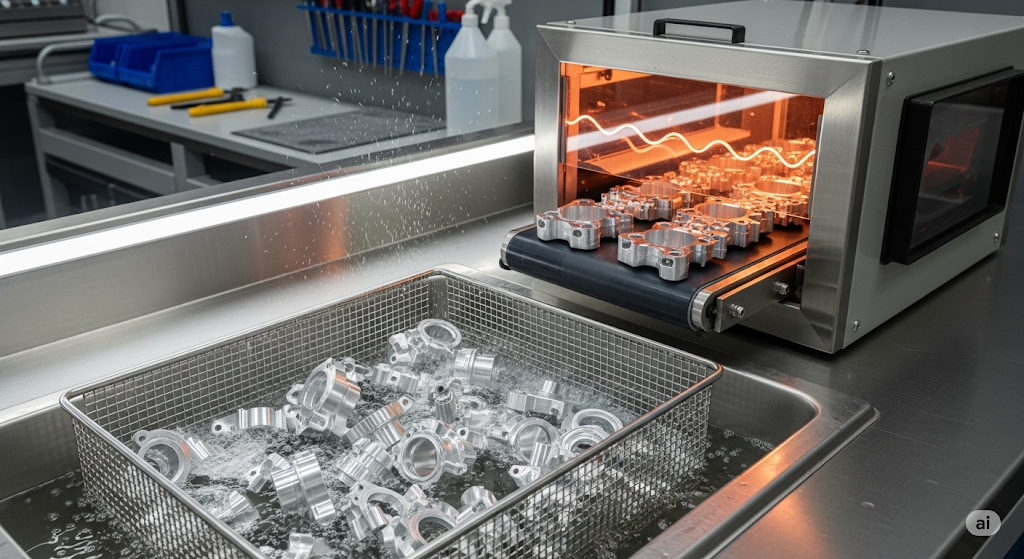 CNC铝零件加工为何出现黑点？原因分析与预防指南