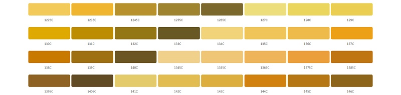 铝合金cnc加工阳极氧化劳尔色卡－潘通色卡（Pantone）色号参照表-01