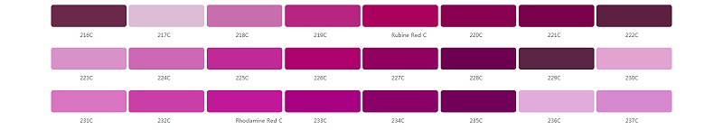 铝合金cnc加工阳极氧化劳尔色卡－潘通色卡（Pantone）色号参照表-01