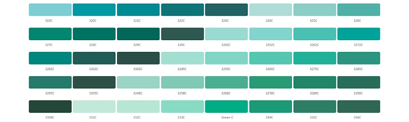 铝合金cnc加工阳极氧化劳尔色卡－潘通色卡（Pantone）色号参照表-01