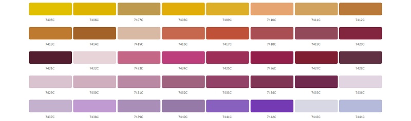 铝合金cnc加工阳极氧化劳尔色卡－潘通色卡（Pantone）色号参照表-01