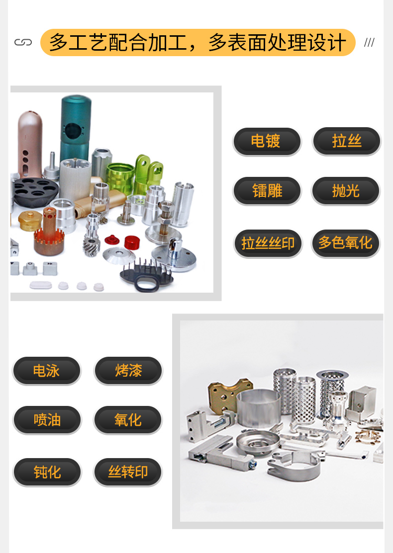 拥有cnc数控车床，五轴cnc加工中心车铣复合，自动车床等先进设备，专业加工各类精密五金零件，支持来图来样定制