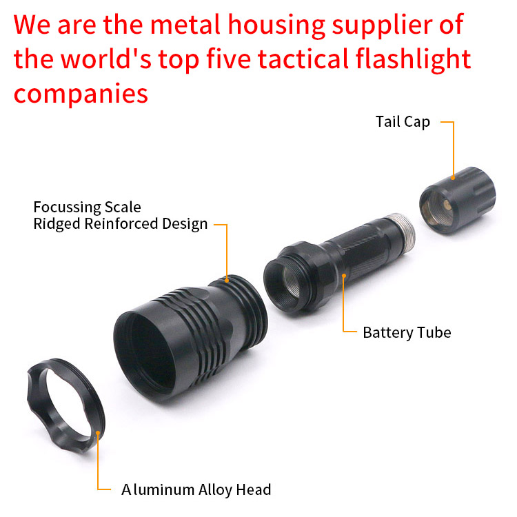 维多利亚老品牌vic119-铝合金手电筒外壳厂家